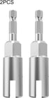 11mm Power Wing Nut Driver Set, Slot Wing Nuts Drill Bit Socket Wrenches Tools Set, 1/4" Hex Shank Drills Bits for Panel Nuts Screws, Screw Hole, ...