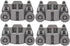 Odowalker Pack of 4 Dishwasher Premium Wheels Lower Rack for Kenmore Elite Dishwasher Parts W10195417 Kitchen Aid Dishwasher