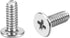 uxcell M2x6mm Phillips Screw Fastener Silver Tone 3.8mm Dia Screw Head for Laptop PC TV Fan Switch 100pcs...
