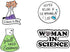 Women In Science Brooch Science Is Life Enamel Pin Flask Brooch Badge 4Pcs Science Plant Pin Set Cute Kawaii Pins Cartoon Scientist Science Pins L...