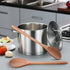 Big Wooden Spoon for Cooking, Large Wood Scoop Utensil, 17-inch Kitchen Serving Scoop for Big Pot, Long Handle Giant Spoon, Heavy Food Service Spo...