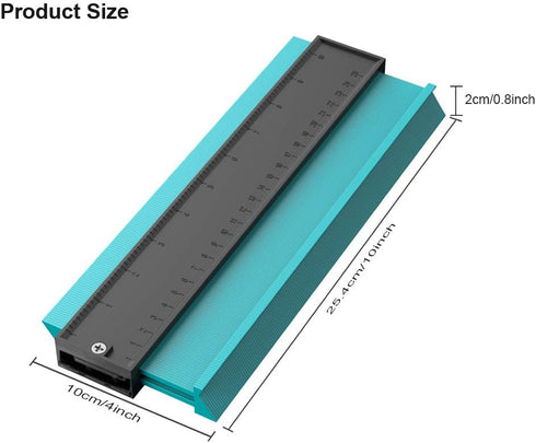 Contour Gauge 10 Inch Tool gadgets for men Contour Duplicator Precisely Copy Irregular Shapes Outline for Perfect Fit and Easy Cutting, Woodworkin...