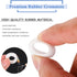Mesee 100Pcs Double Sided Rubber Grommet Kit, 10mm Inner Dia Oil Resistant Armature Electrical Wire Grommets O Ring Hole Plug Washer White Rubber ...