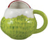 Vandor Dr. Seuss Grinch Santa Hat 16 oz. Sculpted Ceramic Mug...