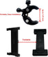Tablet Mount Holder for Music Microphone Mic Stand,Exercise Spin Bike,Treadmill,Stationary Bicycle,Elliptical,Stroller,Golf Cart,Boat,Wheelchair, ...