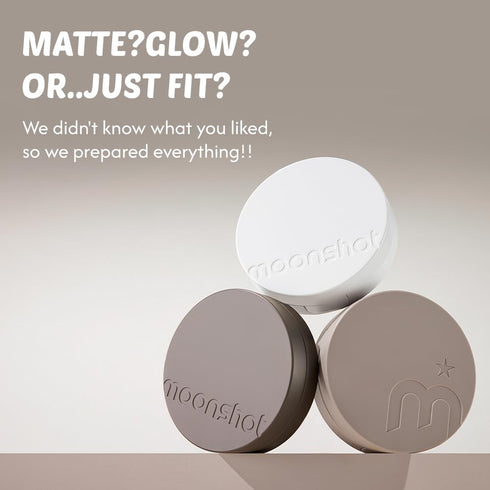 MOONSHOT KOREA Conscious Fit Cushion Foundation Medium Coverage, Long-Lasting & Buildable Foundation For A Smooth, Satin Finish, Vegan & Cruelty-F...