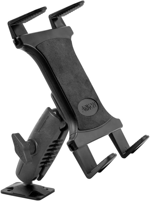 ARKON Mounts - Heavy Duty Drill Base Tablet Mount Secure Grip Versatile Compatibility Professional-Grade Durability Easy Installation Sturdy Table...