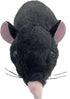 13" Soft Small Grey Rat Mouse Plush Toy Lifelike Mice Stuffed Animals Toys Dolls Gifts for Kids Pets (Black)...