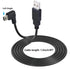 90 Degree Mini USB Cable Angle Mini 5pin USB B Male to USB 2.0 Male Data Sync Charging Extension Cable for GPS Dash Cam Black Left Angle 4.9FT......