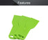Utoolmart Putty Scraper 2" Plastic Flexible Putty Knives Spreader for Taping Drywall Wall Painting Green 3Pcs...