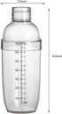 700cc / 24 oz Plastic Shaker Cocktail Drink Mixer Boba Tea Shaker,Professional Bar Tools Set (2)...