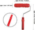 7" DIY Decorative Patterned Paint Roller Decorative Rubber Roller Pattern Roller Wall Decoration with Plastic Handle for Wall Treatments, Furnitur...