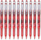 Pilot Precise P-500 Gel Rolling Ball Pen, Extra Fine 10 Pens (Red)...