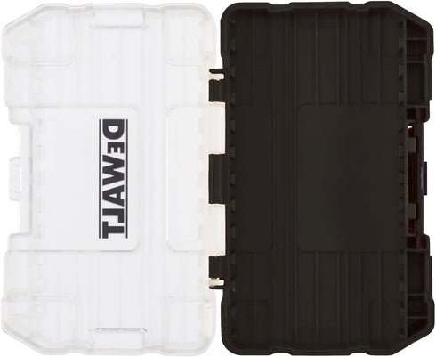 DEWALT ToughCase Tool Box, For Small Parts, 1 Compartment Organizer, Clip Latch For Secure Closing (DWASTCASEBLK)...