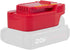 1x Adapter Fits Bauer 20v MAX Cordless Tools Compatible with Porter Cable 20 MAX (NOT 18v) Lithium Batteries - Adapter Only, RED (BP-BE20)...