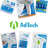 Adtech Mini Lo Low Temp Hot Glue Gun Combo Pack, White...