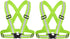 2 Packs Reflective Vest, 360° High Visibility Reflective Strap Safety Vests,Adjustable Elastic Safety Vest Outdoor Gear Reflective Sport Gear for ...