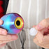 Egg Spice Jar, 2 PCS Stainless Steel Pepper Shaker, Salt Pot by Buy THINGS!(Silver+Rainbow)...