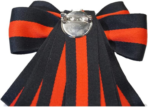 ladies girl bowknot bow tie suit shirt tie pins necktie pin brooch pre-tied ribbon brooches for Christmas (black/SR138)...