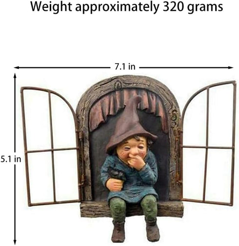 Enchanting Garden, Lawn, Terrace, and Courtyard Fun Gnome Decorations: Tree Embracers, Garden Gnome Statues, and Courtyard Watchers - Whimsical Tr...