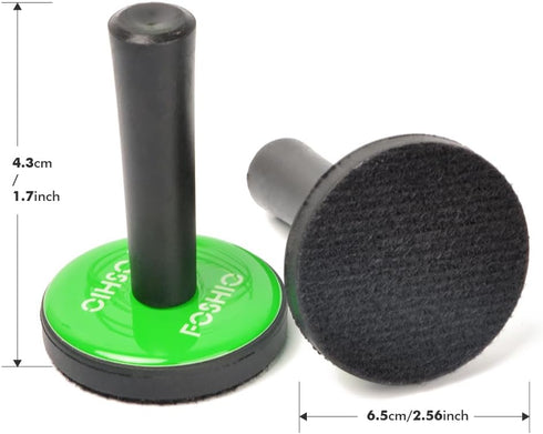 FOSHIO Green Car Vinyl Wrap Magnet Holder Tints Tool Refrigerator Magnets (4PCS)...