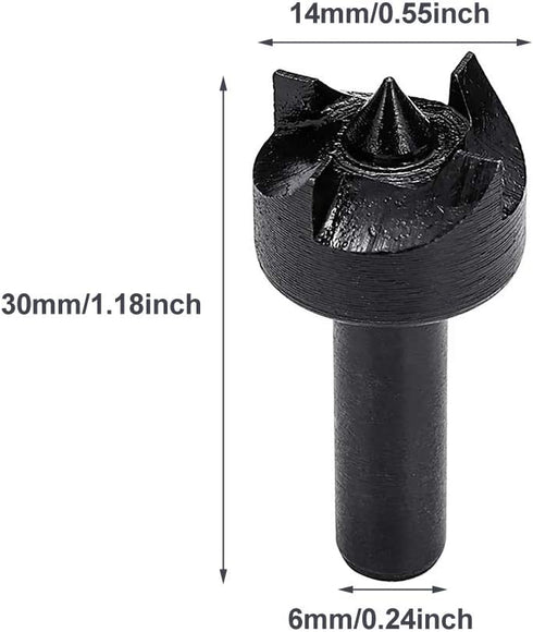 Wood Lathe Turning Spur Cup Center, Thimble Drill Bit Live Center, Mini Lathe Machine Drill Chuck, Plum Blossom Thimble Drill Bit for Woodworking...
