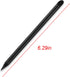 2pcs Metal Inkless Pencil with BONUS 2 Replaceable Nibs, Metal Inkless Pen Erasable Pen Metallic Pencil Reusable Everlasting Pencil for Writing Dr...