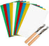 WOWOSS 10 Pieces Transfer Paper with Embossing Stylus, Needle Point Tracing Wheel, 9" x 5.5" Carbon Tracing Paper, Transfer Pattern on Aida Cloth,...