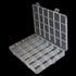 2PCS Clear Plastic Organizer Box, Component Storage Box,24 Fixed Grids Storage Container Jewelry Box for Beads Art DIY Crafts Jewelry Fishing Tack...