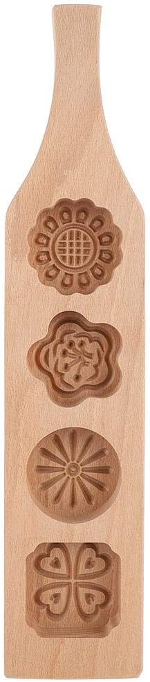 Mid-Autumn Festival Mooncake Wood Pastry Making Bean Cake Ice Skin Baking Tools...