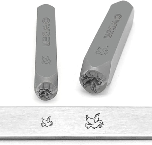 2 Sizes Metal Design Stamps Kit for Jewelry DIY Stamping Making. (Dove)...