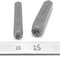 2 Sizes Metal Design Stamps Kit for Jewelry DIY Stamping Making. (Dove)...