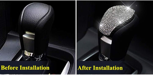 Bling Interior Accessories Gear Shift Knob Cover Trim for Honda Civic 2016 2017 2018 2019 2020 2021...