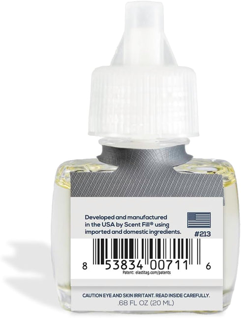 Scent Fill 100% Natural Peppermint Plug in Air Freshener, 4 Scented Oil Refills...