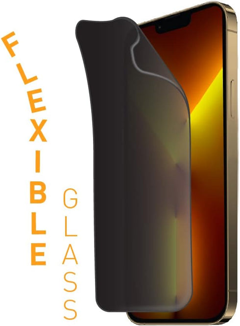 ARMOR Flexible Glass Screen Protector for iPhone 13 Pro Max, Privacy Guard with 9H...