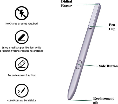 Pen for Remarkable 2 Pen,Replacement Pen for Remarkable 2 Tablet,EMR Stylus with Palm Rejection,Compatible Remarkable 1,4096 Pressure Levels (incl...