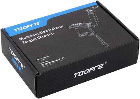 Toopre Torque Pointer Integrated Hexagonal Bicycle Maintenance Torque Wrench Set Tl-12 High Precision Torque Tool Box...