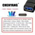 chenyang USB 3.0 Front Panel Header 19/20Pin 1 Male to 2 USB 3.0 Female Panel Port Extension Cable 1.64ft with Panel Mount Screw...
