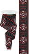 Craig Bachman 2.5" Firefighter Badge Ribbon: Black (10 Yards) - Craft Floral Arrangement Gift Wrapping Wired Edge Ribbon...