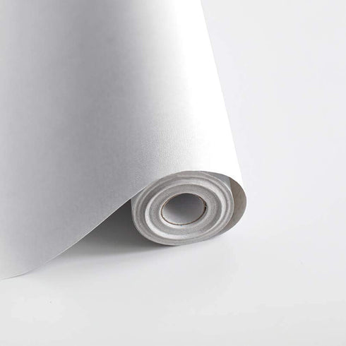 Safiyya White Wallpaper White Contact Paper Waterpoof Peel and Stick Wallpaper Self-Adhesive Wallpaper Removable Contact Paper for Walls 39.3"x17....