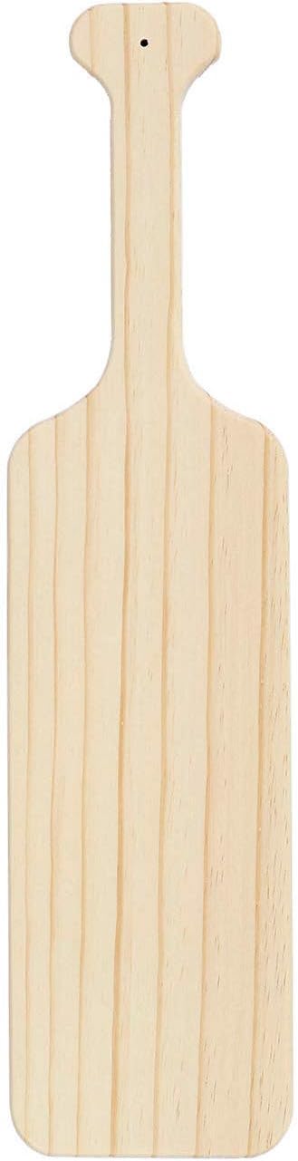 BATTIFE 15 Inch Greek Fraternity Paddle, Unfinished Solid Pine Wood Paddles, Wooden Sorority Frat Paddle for Arts Crafts...