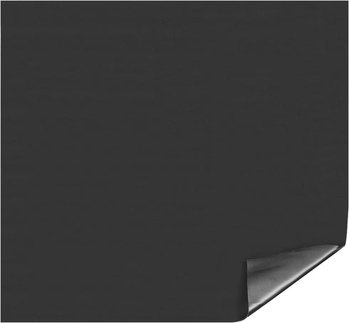 PATIKIL 10x10" Dry Erase Board Magnetic Sheet, 1 Sheet Magnetic Dry Erase Blackboard, Refrigerator Black Board for Manage Your Plan Schedule Calen...