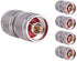 XRDS -RF 5 PCS N Type Connectors N-Male to N-Male Adapter LOW LOSS N Connector...