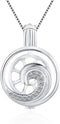 925 Sterling Silver Wave Cage Pendants Crafting Charm for DIY Necklace Bracelet Jewelry Making...