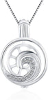925 Sterling Silver Wave Cage Pendants Crafting Charm for DIY Necklace Bracelet Jewelry Making...