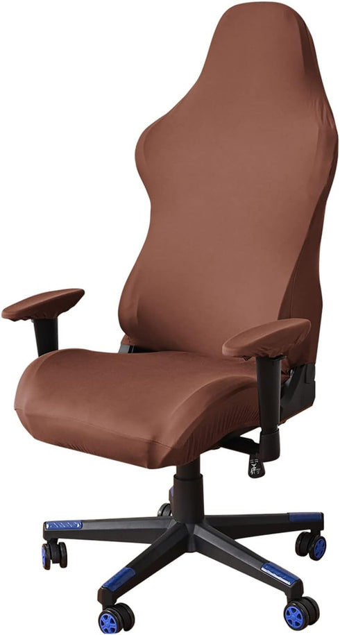 Gaming Chair Covers Slipcovers with Armrest Covers,Stretch Game Computer Office Desk Chair Cover Protector,Soft Polyester Fabric,Rotating Armchair...