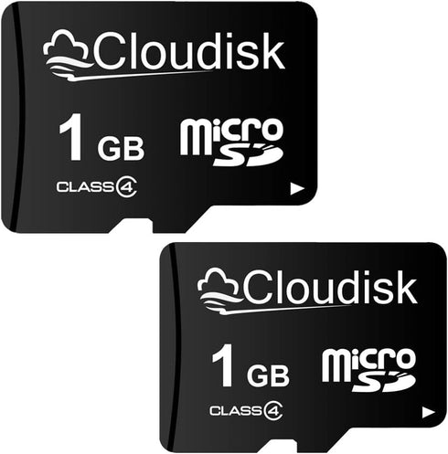 Pack of 2 Micro SD Card 1GB Flash Memory Card C4 with SD Adapter (1 GB)...