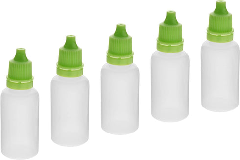 Othmro 10Pcs 0.7oz PE Plastic Bottles Lab Eye Dropper Bottles 20ml Squeezable Eye Liquid Dropper Bottles Small Mouth Drop Bottles Liquid Sample Se...