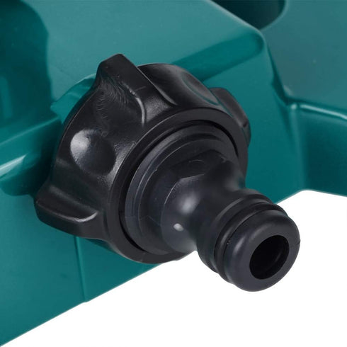 Lawn Sprinkler, Three Arms 360 Degrees Rotating Adjustable Garden Water Sprinkler Lawn Watering Irrigation Tool(Green)...