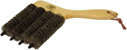 Redecker Dark Goat Hair - 4 in One - Venetian Blind Brush with Oiled Beechwood Handle, 4-3/4-Inches...